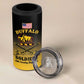 Personalized Afro-Americans Buffalo Soldiers 4 in 1 Can Cooler Tumbler 10th Cavalry Regiment