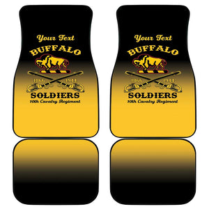 Personalized Afro-Americans Buffalo Soldiers Car Mats 10th Cavalry Regiment