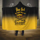 Personalized Afro-Americans Buffalo Soldiers Hooded Blanket 10th Cavalry Regiment