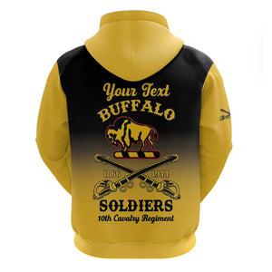 Personalized Afro-Americans Buffalo Soldiers Hoodie 10th Cavalry Regiment