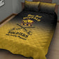 Personalized Afro-Americans Buffalo Soldiers Quilt Bed Set 10th Cavalry Regiment