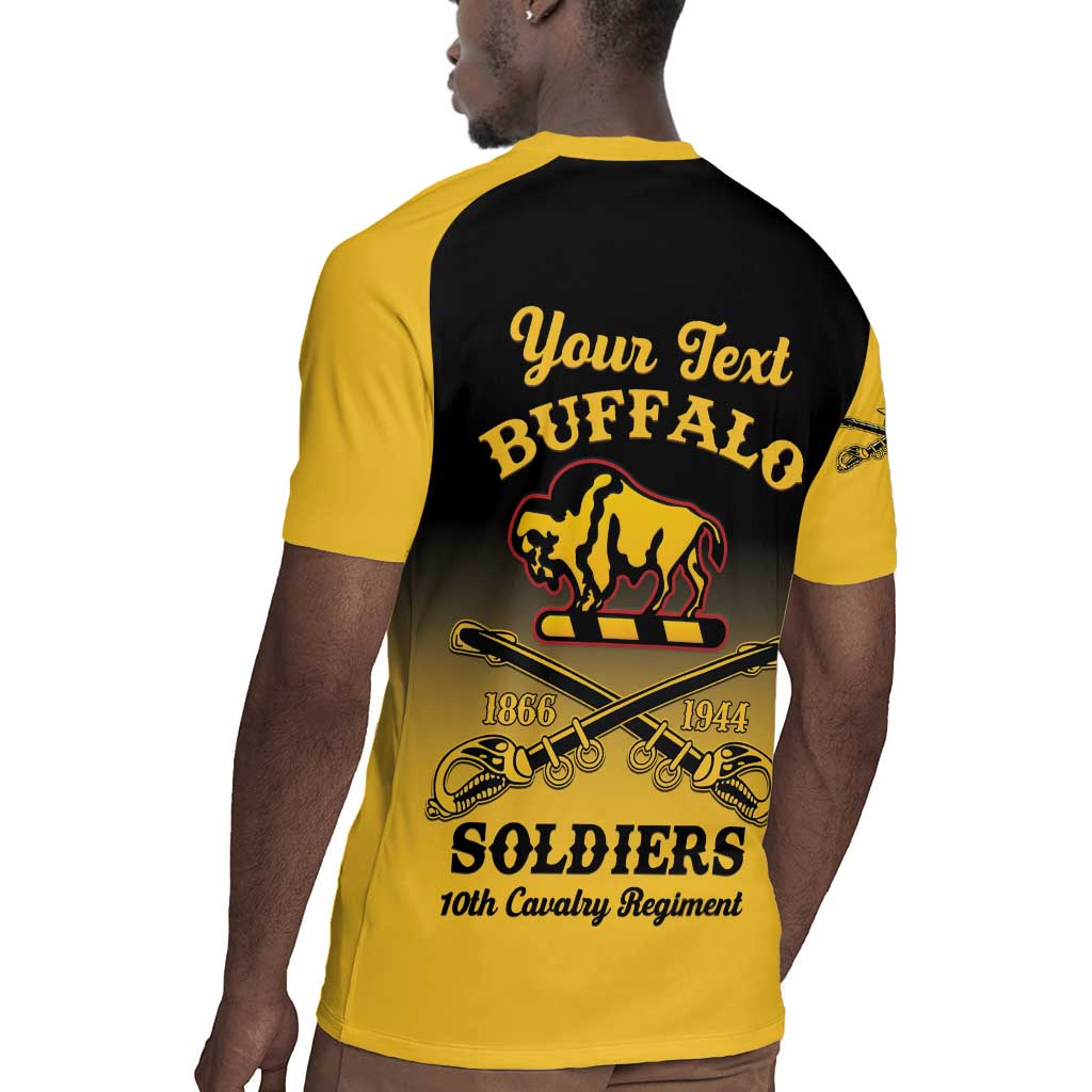 Personalized Afro-Americans Buffalo Soldiers Rugby Jersey 10th Cavalry Regiment