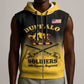 Personalized Afro-Americans Buffalo Soldiers Sleeveless Zip Hoodie 10th Cavalry Regiment - African Pride