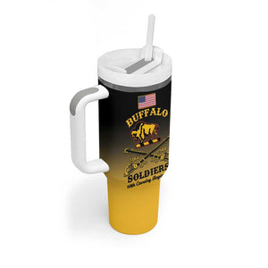 Personalized Afro-Americans Buffalo Soldiers Tumbler With Handle 10th Cavalry Regiment