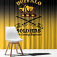 Personalized Afro-Americans Buffalo Soldiers Window Curtain 10th Cavalry Regiment