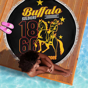 Afro-Americans Buffalo Soldiers Beach Blanket 9th and 10th Cavalry Regiment