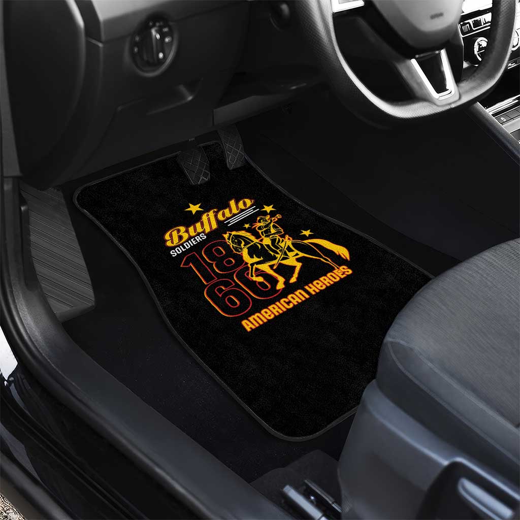 Afro-Americans Buffalo Soldiers Car Mats 9th and 10th Cavalry Regiment