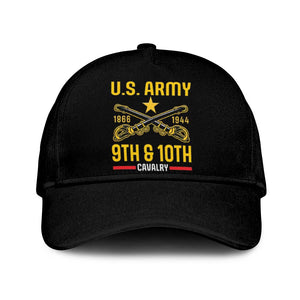 Afro-Americans Buffalo Soldiers Classic Cap 9th and 10th Cavalry Regiment - African Pride