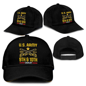 Afro-Americans Buffalo Soldiers Classic Cap 9th and 10th Cavalry Regiment - African Pride