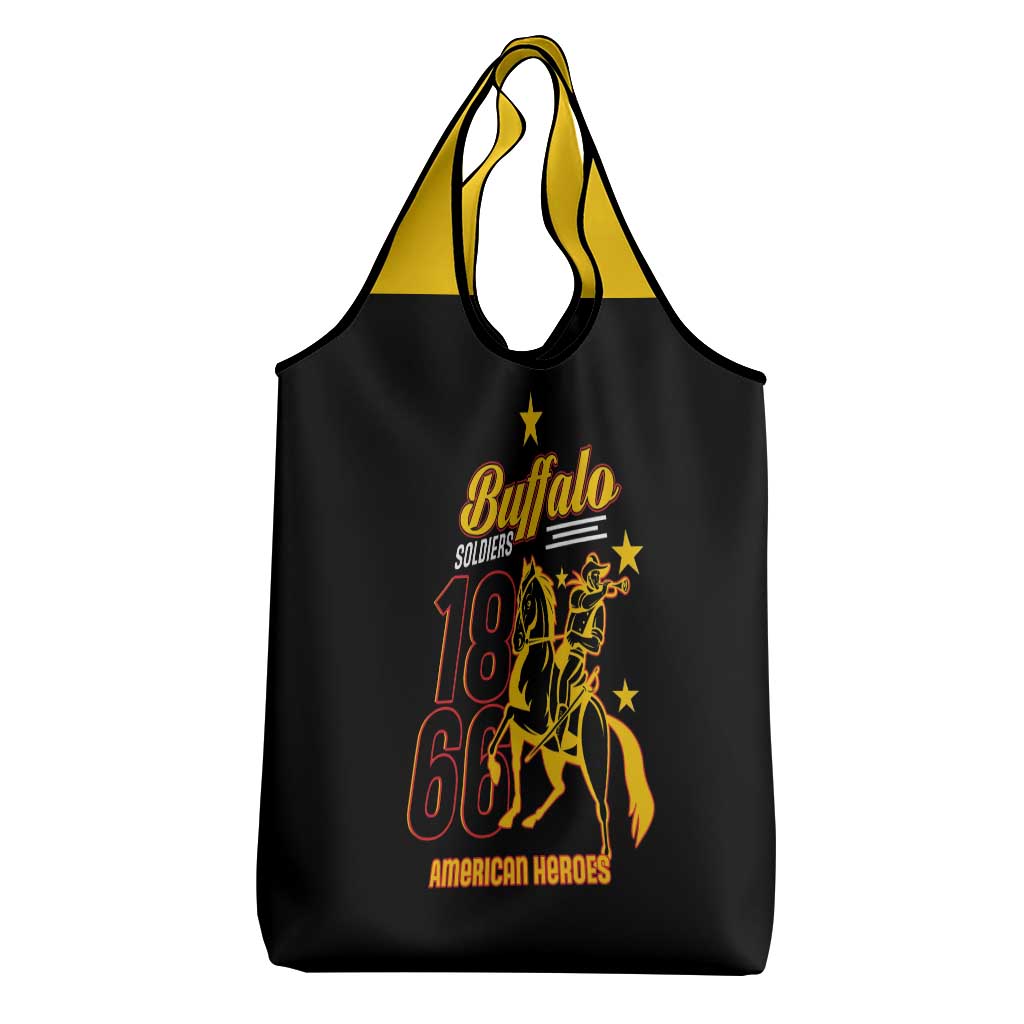 Afro-Americans Buffalo Soldiers Grocery Bag 9th and 10th Cavalry Regiment