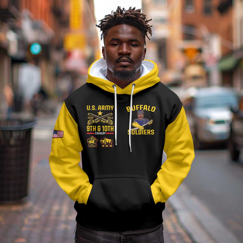Afro-Americans Buffalo Soldiers Hoodie 9th and 10th Cavalry Regiment