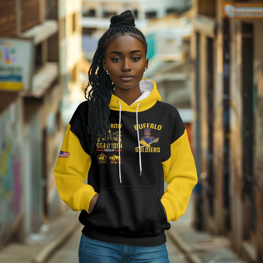 Afro-Americans Buffalo Soldiers Hoodie 9th and 10th Cavalry Regiment