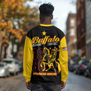 Afro-Americans Buffalo Soldiers Long Sleeve Shirt 9th and 10th Cavalry Regiment