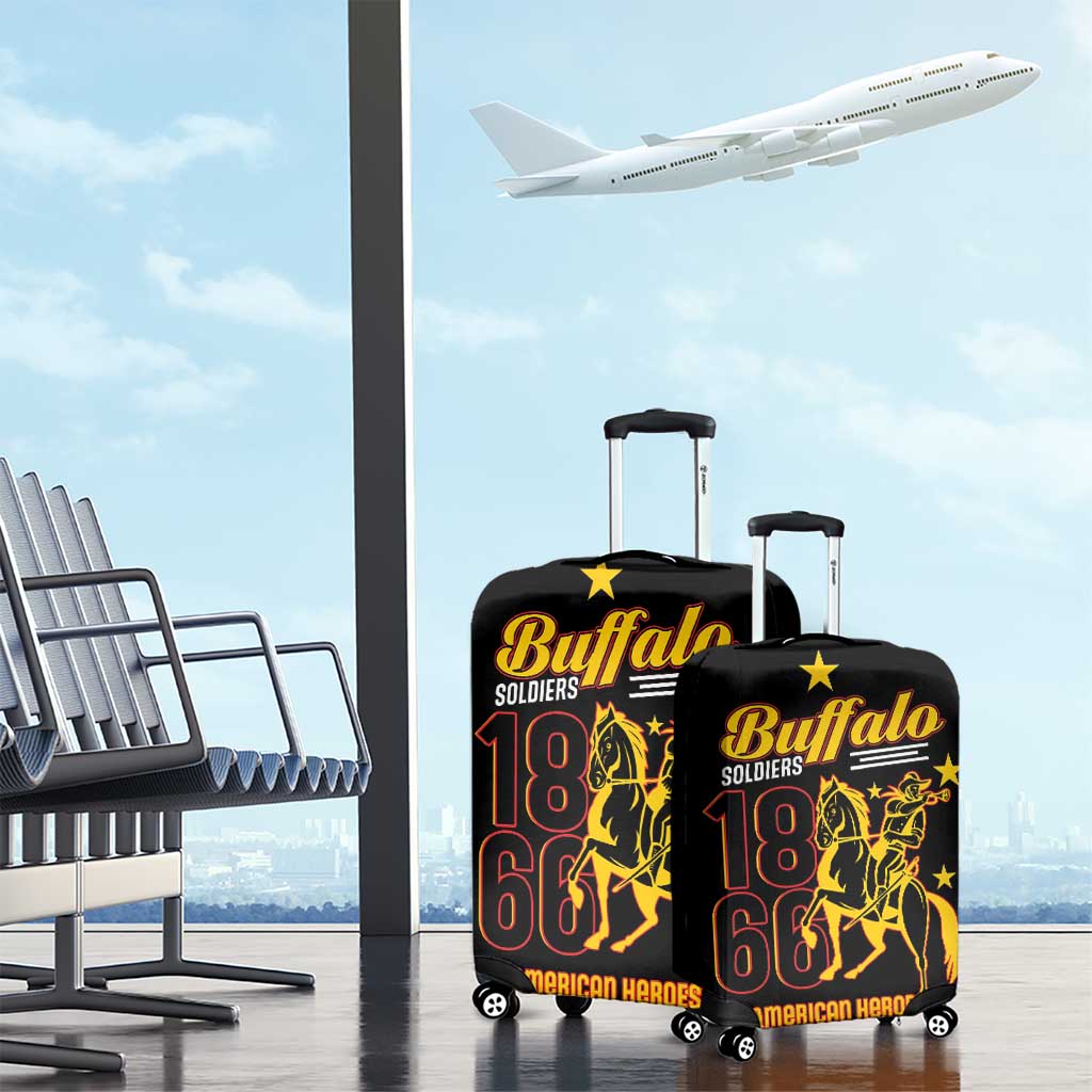 Afro-Americans Buffalo Soldiers Luggage Cover 9th and 10th Cavalry Regiment