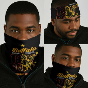 Afro-Americans Buffalo Soldiers Neck Gaiter 9th and 10th Cavalry Regiment - African Pride