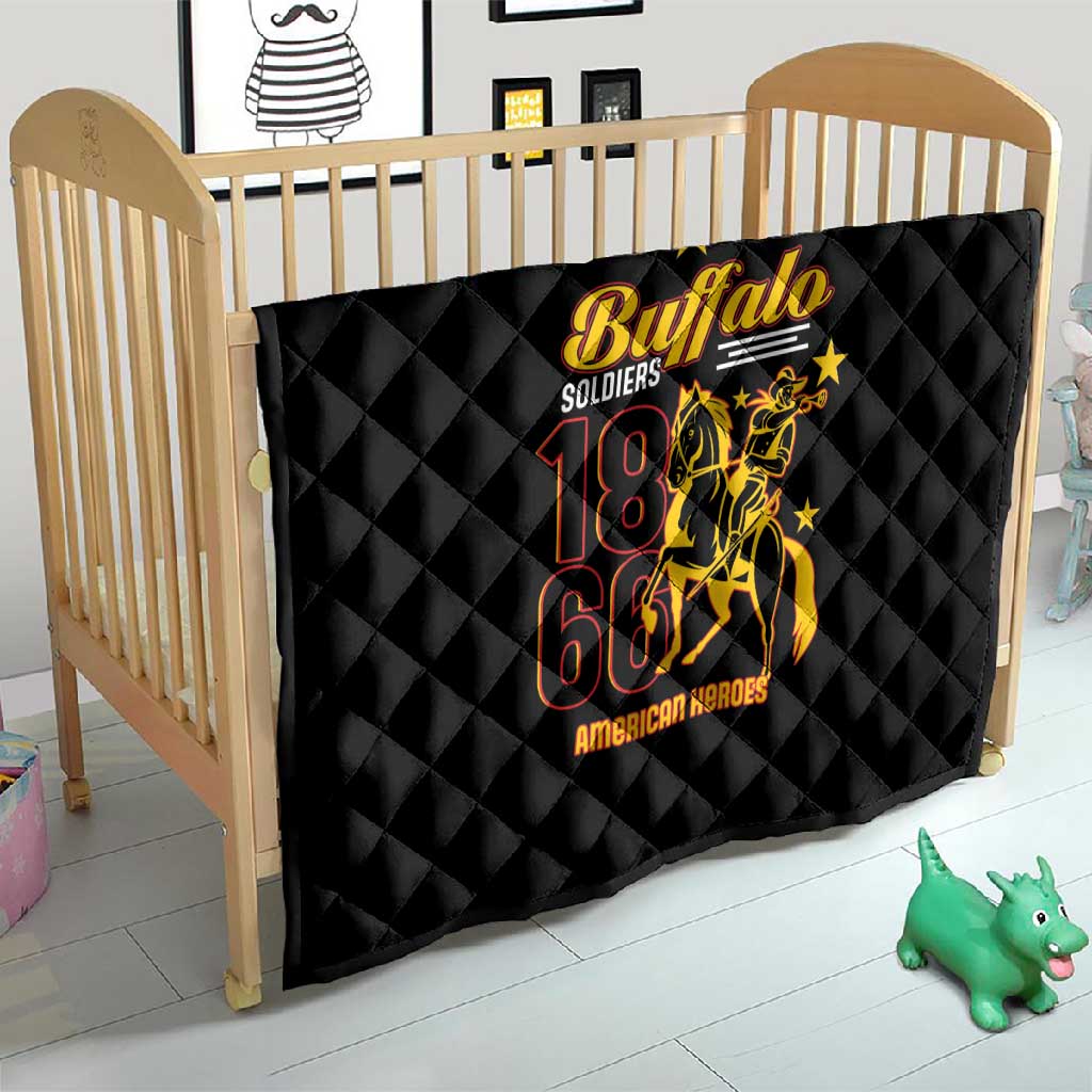 Afro-Americans Buffalo Soldiers Quilt 9th and 10th Cavalry Regiment