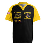 Afro-Americans Buffalo Soldiers Rugby Jersey 9th and 10th Cavalry Regiment