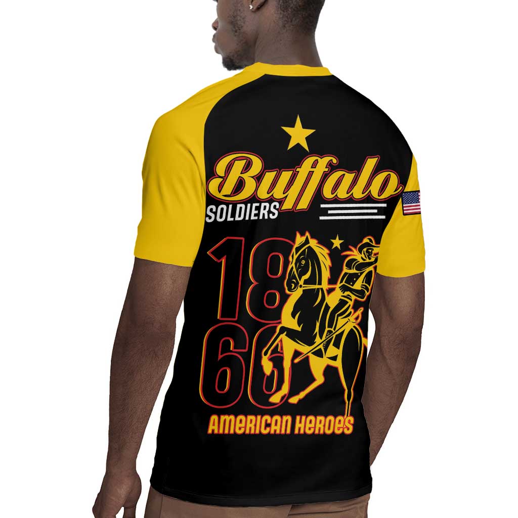 Afro-Americans Buffalo Soldiers Rugby Jersey 9th and 10th Cavalry Regiment