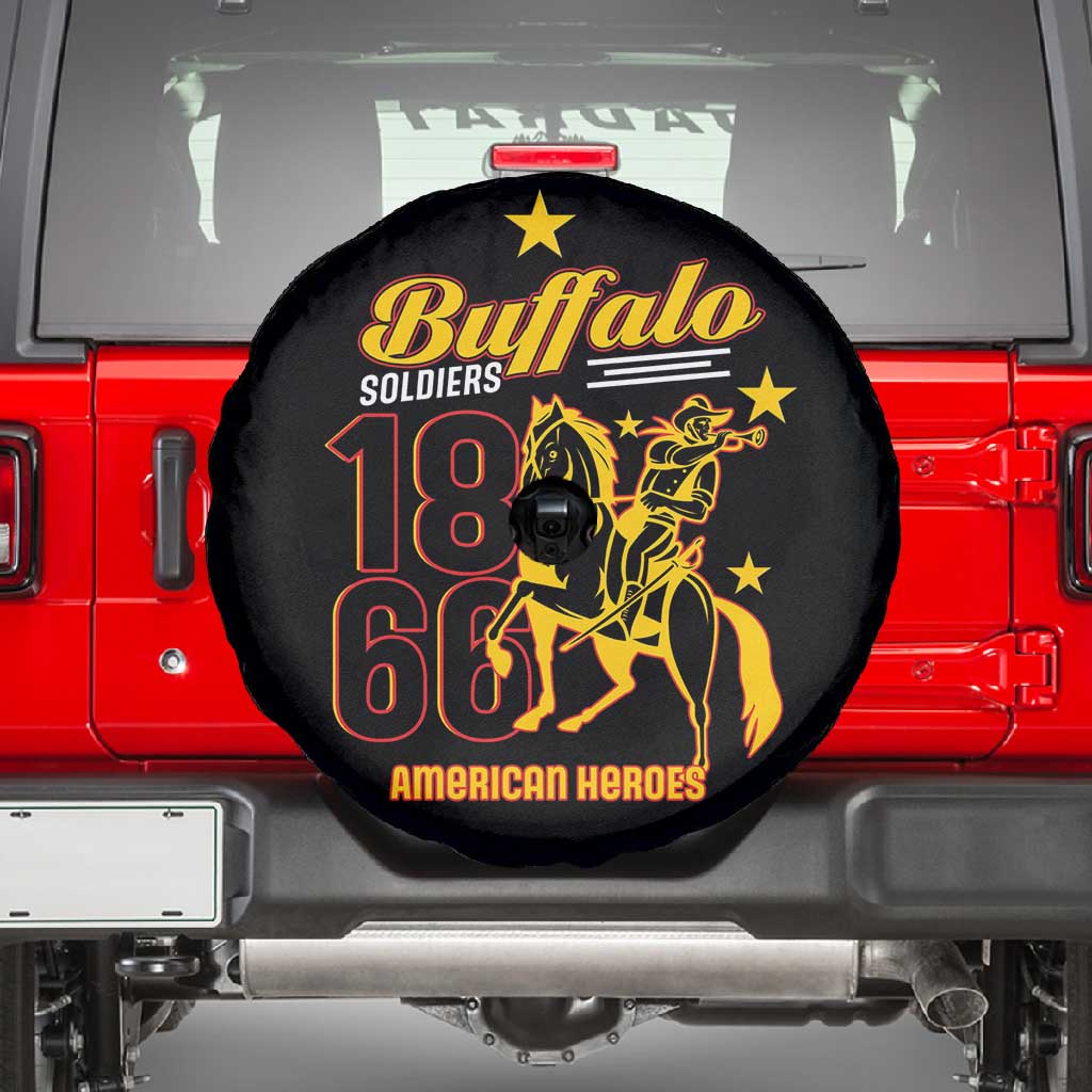Afro-Americans Buffalo Soldiers Spare Tire Cover 9th and 10th Cavalry Regiment