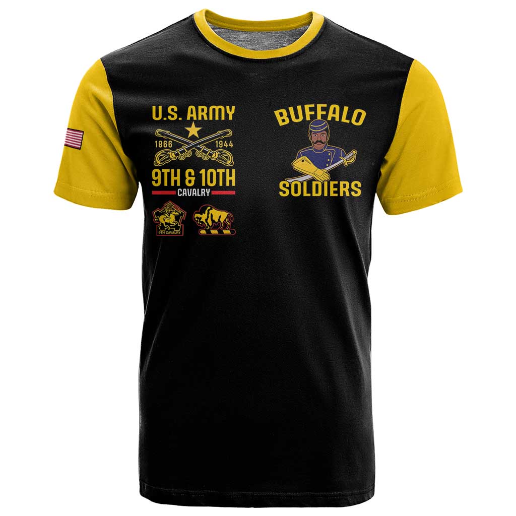 Afro-Americans Buffalo Soldiers T shirt 9th and 10th Cavalry Regiment