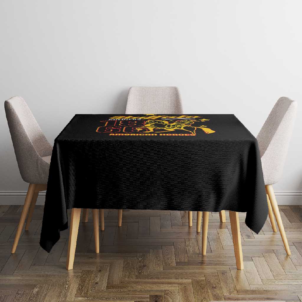Afro-Americans Buffalo Soldiers Tablecloth 9th and 10th Cavalry Regiment