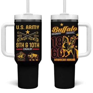 Afro-Americans Buffalo Soldiers Tumbler With Handle 9th and 10th Cavalry Regiment