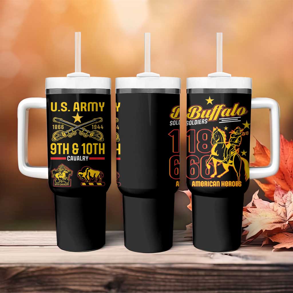 Afro-Americans Buffalo Soldiers Tumbler With Handle 9th and 10th Cavalry Regiment