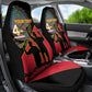 Personalized 4 De Fevereiro Angola Car Seat Cover Coat Of Arms Style