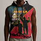 Personalized 4 De Fevereiro Angola Sleeveless Hoodie Coat Of Arms Style - African Pride