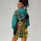 Personalized Mozambique Hoodie Dress African Elephant With Capunala Pattern