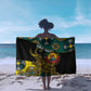 Personalized Mozambique Sarong African Elephant With Capunala Pattern