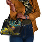 Personalized Mozambique Shoulder Handbag African Elephant With Capunala Pattern