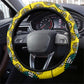 Mozambique Steering Wheel Cover African Elephant With Capunala Pattern