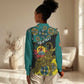 Personalized Mozambique Women Casual Shirt African Elephant With Capunala Pattern LT15