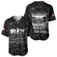 African American Heroes Baseball Jersey Six Triple Eight - Camo Style
