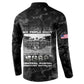 African American Heroes Button Sweatshirt Six Triple Eight - Camo Style