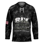 African American Heroes Hockey Jersey Six Triple Eight - Camo Style