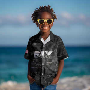 African American Heroes Kid Hawaiian Shirt Six Triple Eight - Camo Style