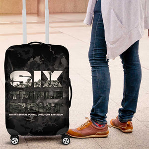 African American Heroes Luggage Cover Six Triple Eight - Camo Style