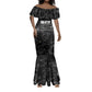 African American Heroes Mermaid Dress Six Triple Eight - Camo Style