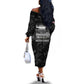African American Heroes Off The Shoulder Long Sleeve Dress Six Triple Eight - Camo Style