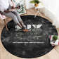 African American Heroes Round Carpet Six Triple Eight - Camo Style