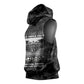 African American Heroes Sleeveless Hoodie Six Triple Eight - Camo Style