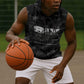 African American Heroes Sleeveless Hoodie Six Triple Eight - Camo Style