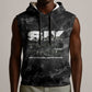 African American Heroes Sleeveless Hoodie Six Triple Eight - Camo Style