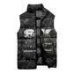 African American Heroes Sleeveless Puffer Jacket Six Triple Eight - Camo Style