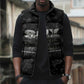 African American Heroes Sleeveless Puffer Jacket Six Triple Eight - Camo Style