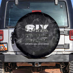 African American Heroes Spare Tire Cover Six Triple Eight - Camo Style