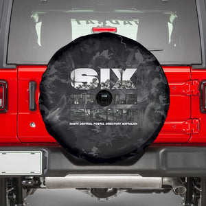African American Heroes Spare Tire Cover Six Triple Eight - Camo Style
