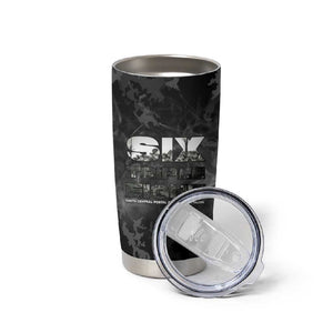 African American Heroes Tumbler Cup Six Triple Eight - Camo Style